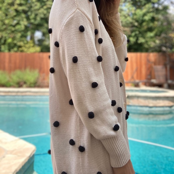The Great Pom-Pom Knit Cardigan - Picture 12 of 13